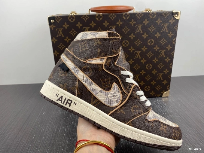 Reps TBK Jordan OFF-WHITE 1 LV Air x 0715